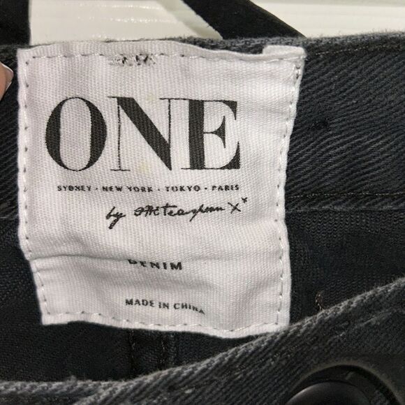 One Teaspoon Black Suspender Denim Jeans(Size 26) - Picture 9 of 11